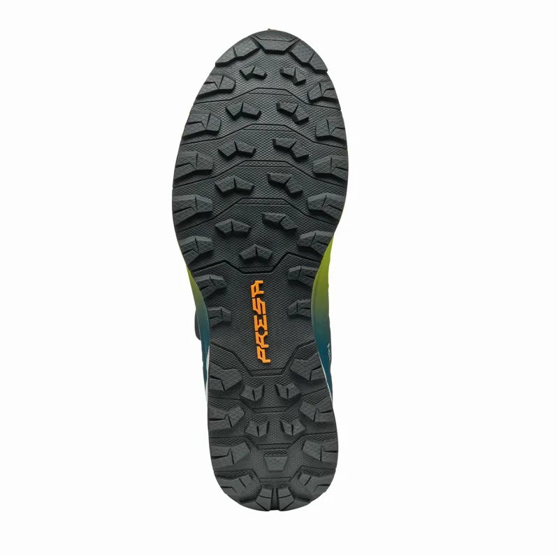 Scarpa Mens Ribelle Run Kalibra HT Shoes - Lime Green-Deep Lagoon-5